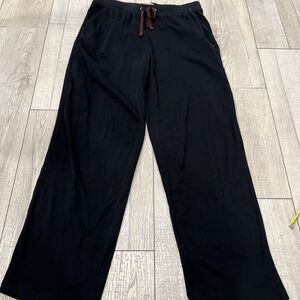 Tommy Bahama Sweatpants Adult Medium Black Red Lounge Straight Leg 45201 pajama